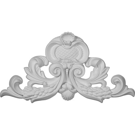 Ekena Millwork 15 1/4"W x 9 1/4"H x 1 1/8"P Hamilton Onlay ONL15X09X01HA